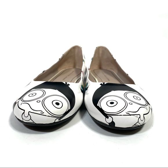 Marc by Marc Jacobs White Multicolored Bird Flats Size 40 (U.S. 10) - Picture 2 of 10